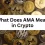 What Does AMA Mean in Crypto